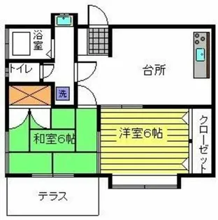 福岡県福岡市早良区田隈3丁目【アパート】の間取り