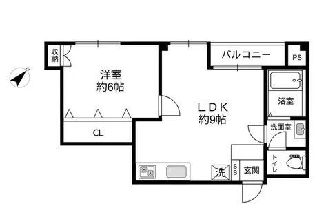 アイリット三宮【3階】の間取り