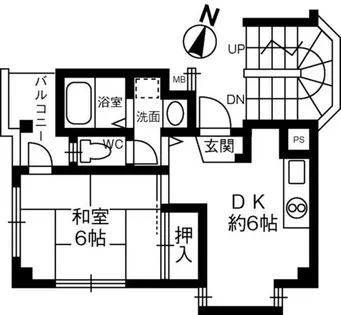 松丘マンション【2階】の間取り