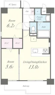 ファーストポイント東比恵【4階】の間取り