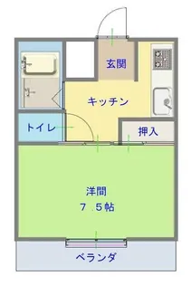 第2リバティハイツ【3階】の間取り
