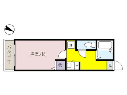 エスポワール芦屋【1階】の間取り