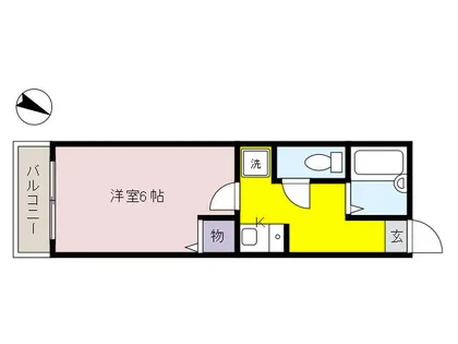 エスポワール芦屋【1階】の間取り