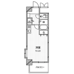 ビスタ江坂南【0204号室】の間取り