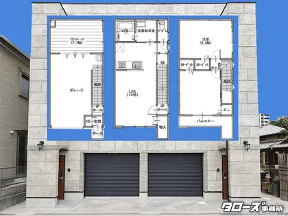 愛知県名古屋市中川区八田町【タウンハウス】の間取り