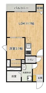 FUKUREA【205号室】の間取り