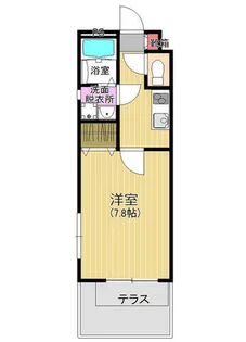 プレスト福大前【B103号室】の間取り