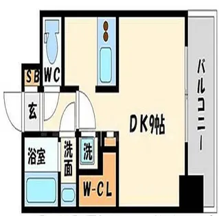 ツバサ西梅田グロリエ【803号室】の間取り