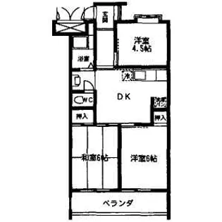 マンションI・T【102号室】の間取り