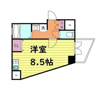 BL2緑橋駅前【6階】の間取り