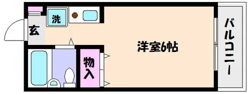 兵庫県神戸市東灘区本庄町2丁目【マンション】の間取り