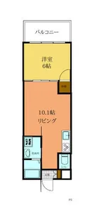 福岡県北九州市小倉北区馬借2丁目【マンション】の間取り