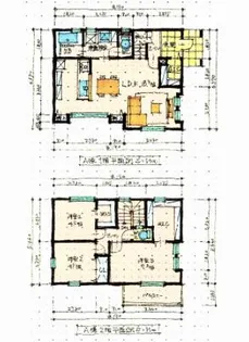 福岡県福岡市博多区西春町3丁目【一戸建】の間取り