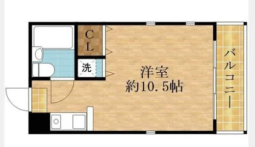 京都府京都市南区吉祥院中河原里西町【マンション】の間取り