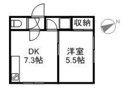 ラコートボヌール山の手【0301号室】の間取り