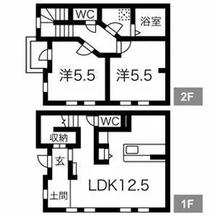 愛知県刈谷市中山町5丁目【タウンハウス】の間取り