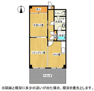 シャトー帯広【42号室】の間取り