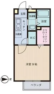 グリーンヴィラ広野【2階】の間取り