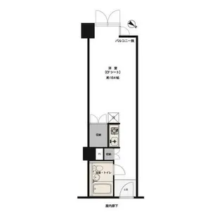 ミニヨン吉川【3階】の間取り