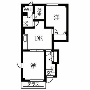 リーフ・アルフォートII【101号室】の間取り