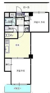 グリーンハウス大正【3-C号室】の間取り