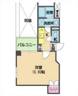 カーサ・ヴェルデ西洞院【0306号室】の間取り
