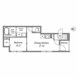 EMBELLIR COCO【3階】の間取り