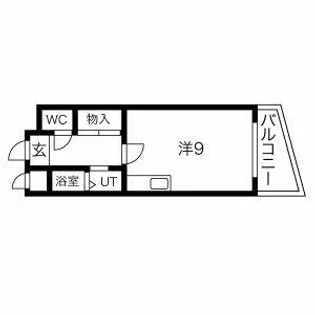 レーベント大橋【804号室】の間取り