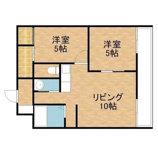 けいほくレジデンス【303号室】の間取り