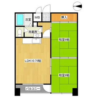 天崎ビル【4階】の間取り