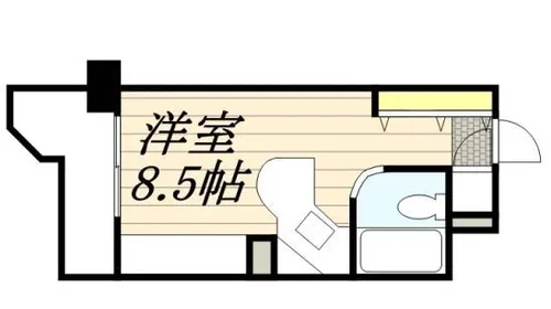 ラ・パルフェ・ド・札幌【0812号室】の間取り