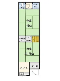 大阪府大阪市淀川区東三国2丁目【アパート】の間取り