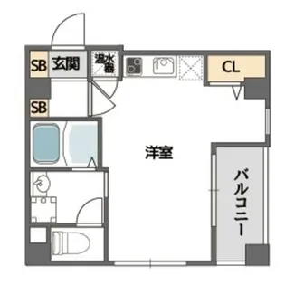 コンフォール南森町【5階】の間取り