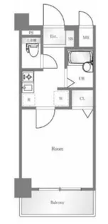 エスリード梅田東【4階】の間取り