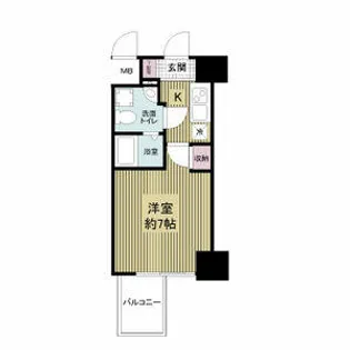 APRILE南森町【0306号室】の間取り