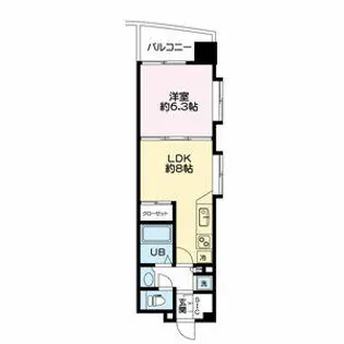 コンソラーレ同心【0601号室】の間取り