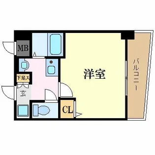 エスリード東梅田【2階】の間取り