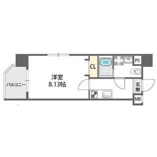 ドゥエリング梅田【5階】の間取り