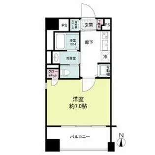 ISM中之島レジデンス【0202号室】の間取り