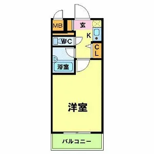 エスリード梅田新道第2【6階】の間取り