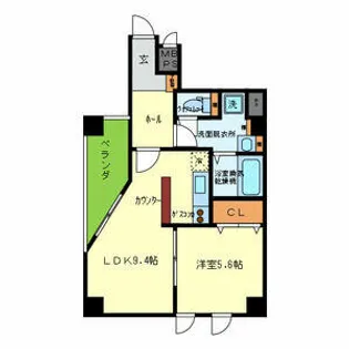 シーサⅩ【0501号室】の間取り