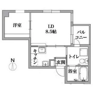 デュオ・グラン梅田東【4階】の間取り
