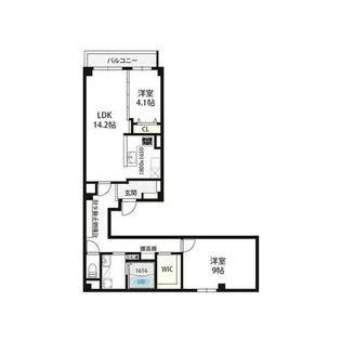 RET umekita【1階】の間取り