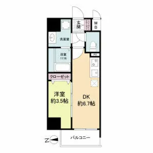 ソルテラス本庄西クレアスト【0304号室】の間取り