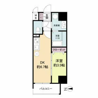 ソルテラス本庄西クレアスト【0701号室】の間取り