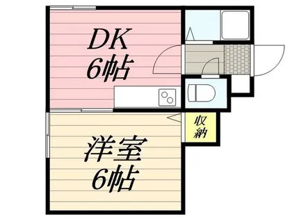 ベッツ北24【0102号室】の間取り