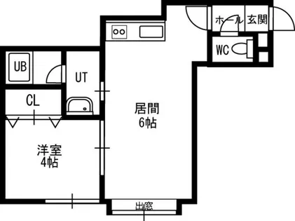 VERY【105号室】の間取り