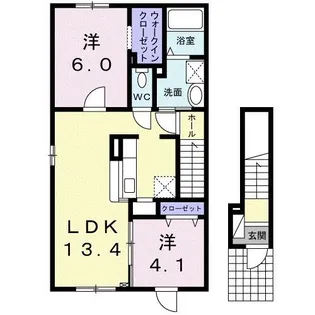 光マンション【2階】の間取り