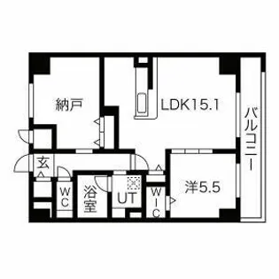 シャンピア国分町【8階】の間取り