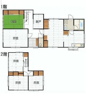 愛知県豊橋市向山大池町【一戸建】の間取り